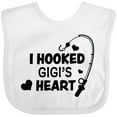 thumbnail image 3 of Inktastic I Hooked Gigi's Heart with Fishing Rod Boys or Girls Baby Bib, 3 of 4