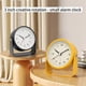 thumbnail image 3 of Small Metal Alarm Clock Quiet Desk Clock for Students for Room Desk A, 3 of 5