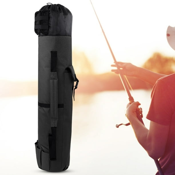 FOUUAAOOU Fishing Rod Bag, Fishing Rod Case Bag with Durable Folding Oxford  Fabric, Portable Fishing Bag Fish Rod Storage Bag Fishing Pole Case Bag for  Men Fishing Gifts (Black) : : Sports