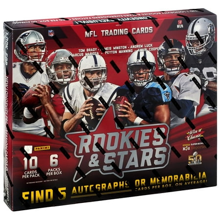 NFL Panini 2015 Rookies & Stars Longevity Football Trading Card HOBBY Box