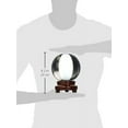 thumbnail image 2 of Amlong Crystal Clear Crystal Ball 150mm (6 inch) Including Wooden Stand, 2 of 4