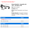 thumbnail image 2 of Exhaust Manifold - Compatible with 1996 - 1999 GMC C1500 1997 1998, 2 of 2