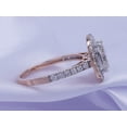 thumbnail image 4 of Oval & Round Shape IGI Certified Lab Grown Diamond Halo Engagement Wedding Ring For Women In 14K Solid Rose Gold Jewelry (1.70 Cttw) Ring Size - 5, 4 of 7