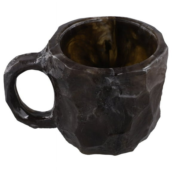 Elegant Geode Crystal Coffee Mug -Mineral Cup Quartz Stone Cup, Ideal for Hot Beverages C