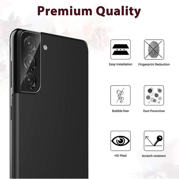 for Samsung Galaxy S21 5G (6.2") Camera Lens Protector HD Clear Tempered Glass Back Camera Protector, Case Friendly, Easy Installation Cover by Xpm