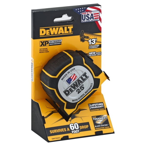 DewaltDWHT36225S 25Ft XP Tape Measure