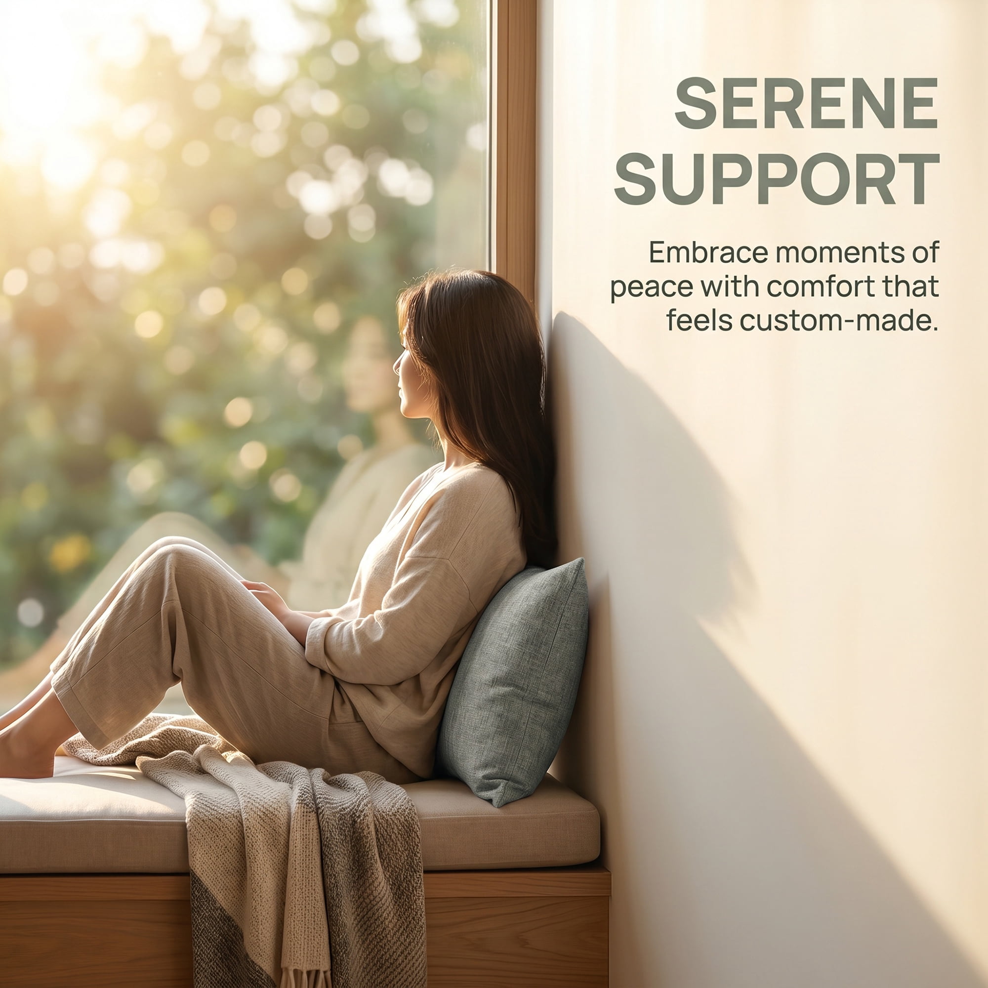 Unique Bargains Lumbar Support Pillow Flax Back Support for Driving Gray 11.8"x19.7"