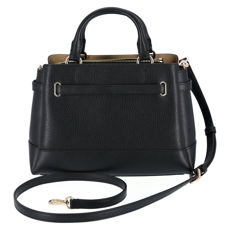 Original Michael Kors Black Leather Satchel Handbag - Belted