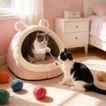 thumbnail image 6 of Washable Fabric Pet Bed with Removable Cover and Two-Way Zipper for Cats and Dogs, 6 of 8