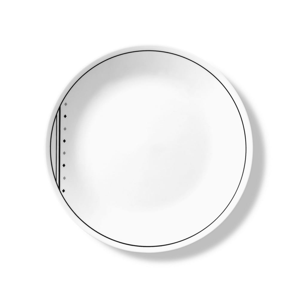Corelle Classic Fusion Black 8.5" Lunch Plate