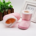 thumbnail image 5 of Lovebay Unisex Baby Girls Boys Winter Warm Boots Soft Sole Anti-Slip Infant Toddler Snow Prewalker Newborn Boots Shoes Pink 6-12 Months, 5 of 6
