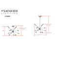 thumbnail image 5 of Safavieh Matrix Sputnik 6 Light Chrome 24.75 in. Dia. Pendant, 5 of 7