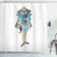 thumbnail image 1 of Renaissance Shower Curtain, Rococo Style Old Fashioned Aristocrat Royal Man Kitsch Baroque Costume Design, Fabric Bathroom Set with Hooks, 69W X 84L Inches Extra Long, Multicolor, by Ambesonne, 1 of 3