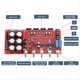 thumbnail image 5 of Placa Amplificadora de Audio HiFi TDA7294 de 2.1 Canales, Amplificador de Potencia para Subwoofer de 2 X 80 W + 160 W, 50-150 Hz, Doble 18-26 V., 5 of 5