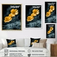 thumbnail image 4 of Designart "Seaside Buttercup Display" Buttercups Floater Framed Wall Art Prints, 4 of 5