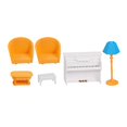 thumbnail image 2 of Mini , Juego de Simulación, Adornos Dollhousr, Accesorios Portátiles, Escena de Vida para , Y Niñas, Regalos de Cumpleaños P Muebles CUTICAT Mueble de TV de casa de muñecas, 2 of 8