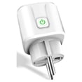 thumbnail image 1 of Tuya WiFi Smart Plug Wireless Bluetooth-compatible Dual Power Outlet; 20A Modes Socket for Water Heater 20A Fireproof Power Outlet EU Plug, 1 of 9