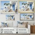 thumbnail image 4 of Designart "Greece Cycladic euphony II" Landscapes Canvas Wall Art, 4 of 5