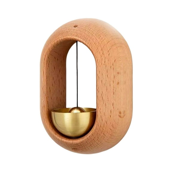 Wind Chimes for Door Wardrobe Entryway – Wood Door Chime with Gentle Ring for Door Open Alerts and Bedroom Weather- Easy Install
