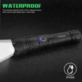 thumbnail image 2 of 2 Set 90000 High Lumens Flashlights and Batteries LED XHP70 Rechargeable Flashlight with 5 Modes, Waterproof, Zoomable Function, Super Bright Torch Light for Outdoor Indoor Activities, 2 of 7