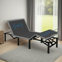 Resenkos Adjustable Bed Frame with Massage Head & Foot Incline Twin XL Size Wireless Remote, Two types of USB ports