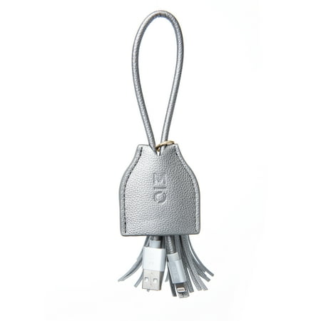 MOTILE™ Tassel Cord with Lightning® Connection, Pewter