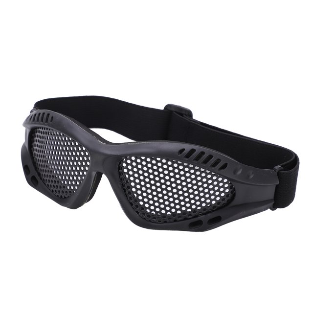 Gafas De Seguridad, Gafas De Seguridad De Malla, Resistentes A Los Impactos, Seguras, Transpirables Para Juegos De Tiro Para Juegos De Airsoft Para Montar Al Aire Libre ANGGREK Negro