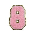 thumbnail image 1 of WHEANG Computer Embroidery Towel Embroidery Pink 0-9 Number Embroidery Stickers Clothing Accessories Clothing and Hat Accessories Patch Cloth Stickers One Size Multi-Color, 1 of 2