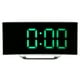 thumbnail image 1 of Reloj despertador digital Bling Bling Espejo detección de luz inteligente Pantalla curva LED, 1 of 12