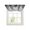 Black White Gray, variant on Waterfall Valances for Windows, Black Gray Ombre Kitchen Sheer Valance Curtains, Vintage Country Wooden Rod Pocket Elegant Swag Valances for Living Room Bedroom, 47.2"x38.5", 3 Panel