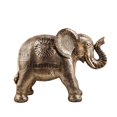 thumbnail image 1 of Sagebrook Home Figurine Éléphant Texturée en Polyresine 11 Pouces, Or, 1 of 1