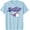 Light Blue, variant on Hello Kitty Home Run Baseball Softball DTG Print Unisex T-Shirt