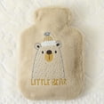 thumbnail image 4 of Binwennn Cozy Cartoon Hot Water Bottle Warming Hand Warmer Thickened & Explosion Design Adorable Fuzzy Heat Pack For Winter Comfort Hot Hand Warmers Foot Reusable Heating Pad Boil Reusable Heat Packs, 4 of 4