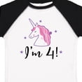thumbnail image 4 of Inktastic 4th Birthday Cute Unicorn Girls Toddler T-Shirt, 4 of 5
