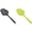 Black+Green, variant on 1 Pc Food Scoop Colander Strainer, Slotted Spoon with Handle Hole, Heat-Resistant Slotted Strainer, Plastic Large Skimmer for Scooping, Draining and Servin, 13.39x4.92 inch