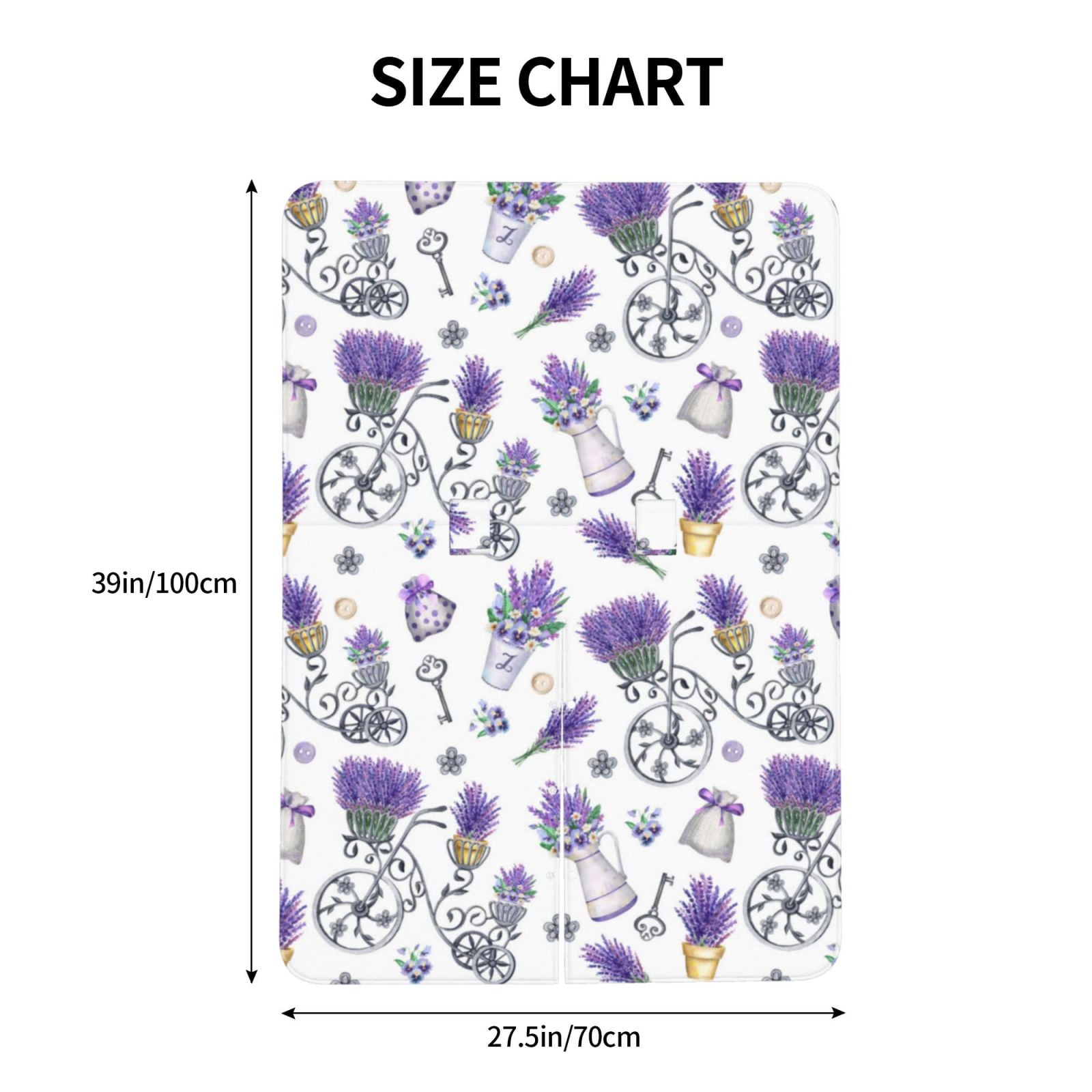 Naloa Lavender Bicycle Baby Car Seat Cover, Breathable Baby Carrier Cover, Multiuse Baby Carrier Cover & Nursing Breastfeeding Cover