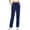 Navy, variant on Fantaslook Womens Pants Stretch Knit Casual Lounge Pants Drawstring Athletic Work Pants with Pockets