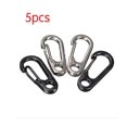 thumbnail image 1 of 9 style Multi-color Aluminum Alloy Carabiner D-Ring Key Chain Clip Camping Keyring Snap Hook Outdoor Travel Kit He Qiyong unisex, 1 of 2