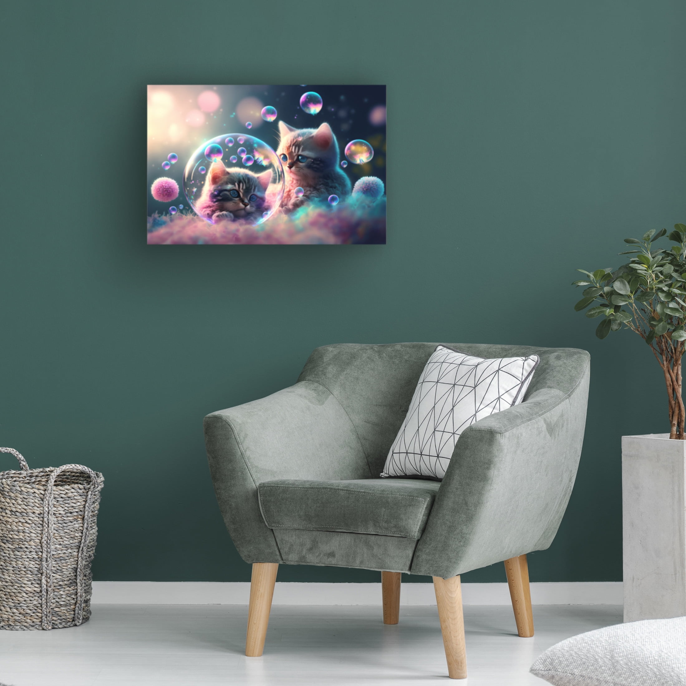 Canvas Wall Art - Ray Heere 'Mystical Morning 6' Wall Art for Living Room, Bedroom, or Office Décor by Trademark Fine Art - 47 x 30 Inches