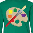 thumbnail image 4 of Inktastic Artist Palette and Brush Long Sleeve Youth T-Shirt, 4 of 5
