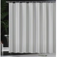 thumbnail image 3 of Ambesonne Geometric Shower Curtain, Abstract Retro Stripes, 69"Wx84"L, Multicolor, 3 of 4
