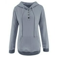 thumbnail image 6 of ZSQDM Under $20 Fruit Of The Loom Fleece Hoodies, Pullover & Full Zip, Moisture Wicking & Breathable Polyester,Spandex Women'S Hoodies & Sweatshirts Grey Women'S Nylon Hoodie L, 6 of 7