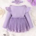 thumbnail image 7 of Baby Dresses Cute Pattern Embroider Tutu Dress Romper Long Sleeve Bodysuit Baby Bodysuits Baby Girl Outfits for Girls 3-6 Months, 7 of 7