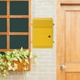 thumbnail image 5 of Minkissy Lock Mailbox Wall Mounted Box Yellow Plastic For Rural Apartment 1Pack, 5 of 5