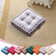 thumbnail image 1 of Almohadón Cojín de asiento para silla, color azul cielo, de espuma gruesa, cuadrado, para sala de estar, sofá y sillas de comedor, de felpa, con base antideslizante. NCHKUN, 1 of 9