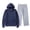 Navy2&1080, variant on CONFREE Mens Track Suit 2 Peice Set Casual Sweatsuit for Men Baggy Hoodies Sweatpants Outfits Comfy Fall Winter Tracksuit