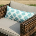 thumbnail image 4 of VENTOPYR Outdoor Furniture Brown Wicker Single Chair W Cushions,Pillow, 4 of 5