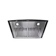 thumbnail image 3 of Campana extractora De Pared Negra 90CM Cristal Curva Eb tecnica EB-392, 3 of 4