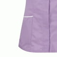 thumbnail image 2 of RKSTN Hauts pour Femmes Manches Courtes Col en V Hauts T-Shirt Blouse à Imprimé pour le Travail, 2 of 3