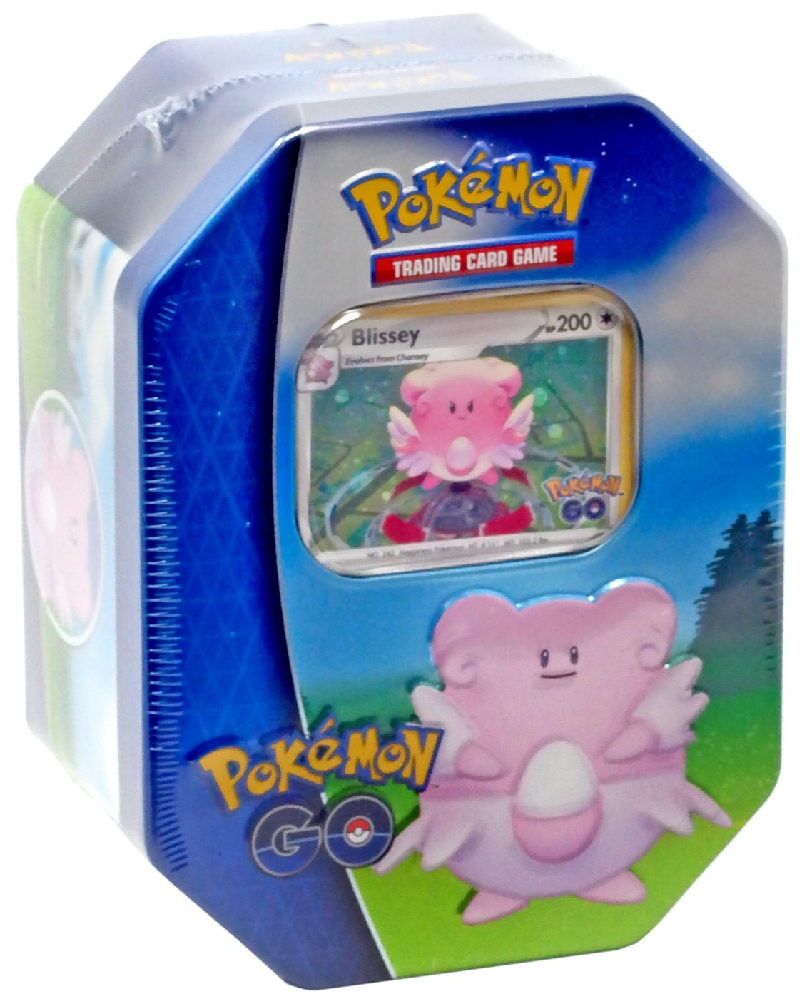 Pokemon GO Blissey Tin Set (4 Booster Packs, 2 Foil Promo Cards & More) -  Walmart.com